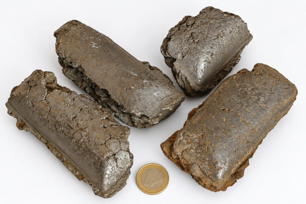 Representative specialty metallurgical briquettes